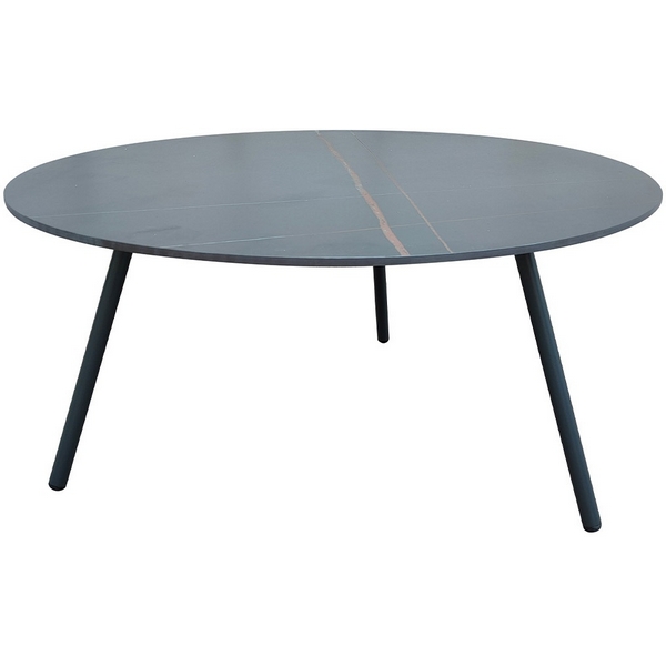 

129KN-01450 Стол кофейный "EMBRACE" уличный черный d100*38см Garda Decor, Embrace 129KN-01450