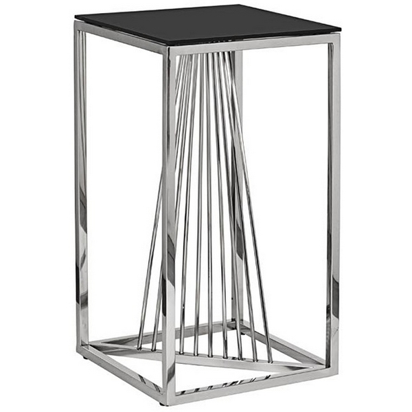 

Журнальный стол Garda Decor 13RXET8082L-SILVER (Серебро/Прозрачный), 13RXET8082L-SILVER