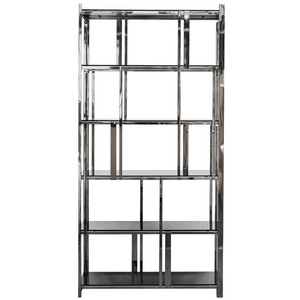 

Стеллаж Garda Decor 13RXSH3052-SILVER (Хром/Хром,Черный), 13RXSH3052-SILVER