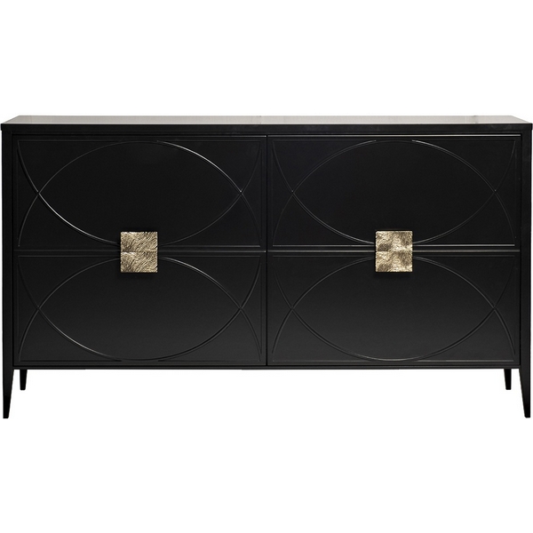 

Комод черный 160*90*40см Garda Decor арт.151SV-00001, 151SV-00001