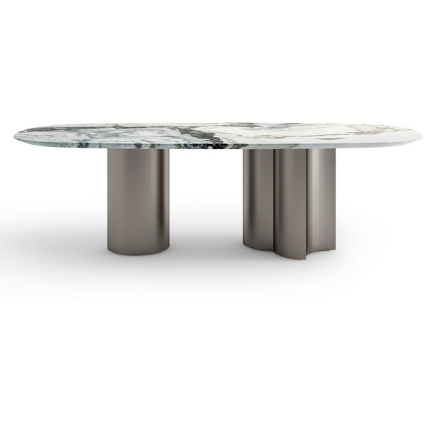 

160KD-60081 Стол обеденный, мрамор Picasso 280*120*77см Garda Decor, 160KD-60081