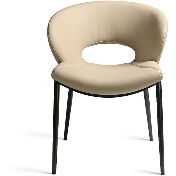 

160KD-80030 Стул обеденный экокожа кремовый 62*61*82см Garda Decor, 160KD-80030