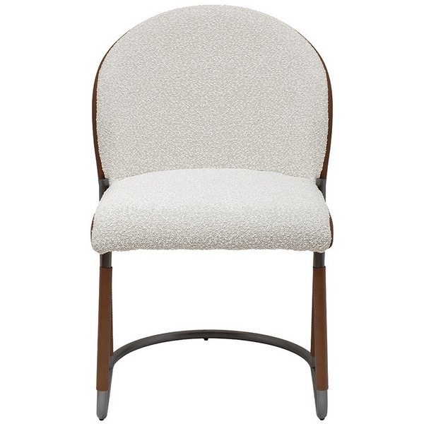 

160KD-80070 Стул обеденный, экокожа кремовый/терракота 63*54*83см Garda Decor, 160KD-80070