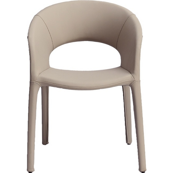 

Стул обеденный экокожа бежевый 55*55*77см Garda Decor арт.160KD-80200, 160KD-80200