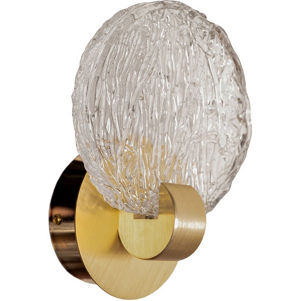 Изображение товара Бра Garda Decor Rondo 162FL-61500 светодиодное с большим стеклянным плафоном