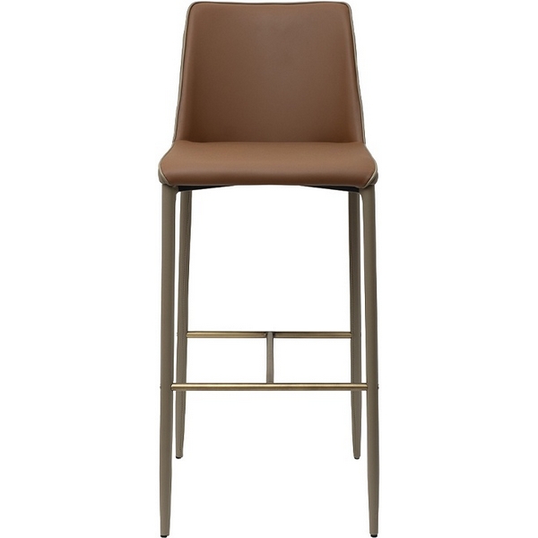 

Стул барный экокожа терракота/бежевый 55*44*103см Garda Decor арт.163YH-16995, 163YH-16995