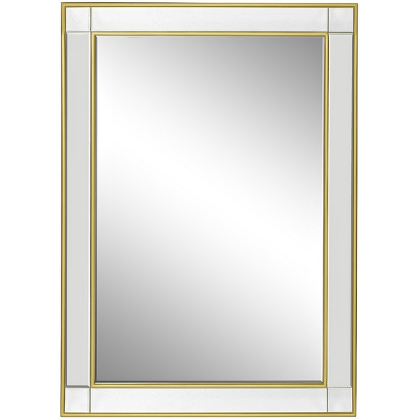

Зеркало прямоугольное отделка цвет золото 74х104 см Garda Decor 19-OA-8172, 19-OA-8172