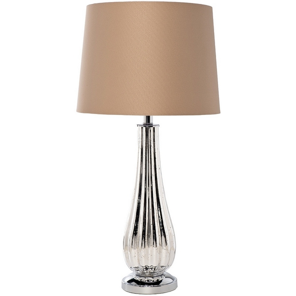 Изображение товара Настольная лампа Garda Decor 22-89206 стиль модерн металлический тканевый абажур