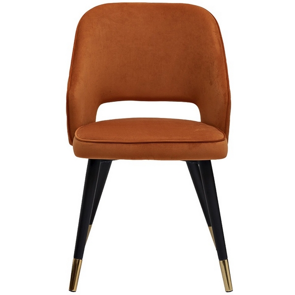 

30C-1205-1 TER Стул велюр терракотовый 53*60*83см Garda Decor, 1205 30C-1205-1 TER