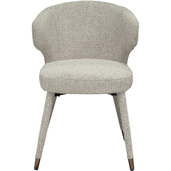 

30C-13780 Стул обеденный шенилл белый 55*62*77см Garda Decor, 30C-13780