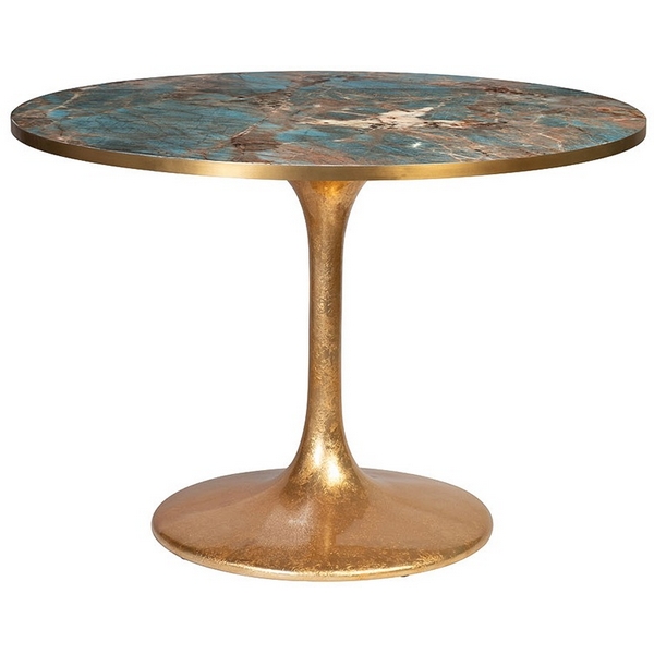 

33FS-21004STOL/OB Стол обеденный Venice Blue d110*75,5см Garda Decor, 33FS-21004STOL/OB