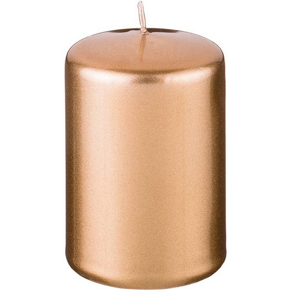 

Свеча d5,8х9 см золотой металлик Garda Decor 348-599, 348-599