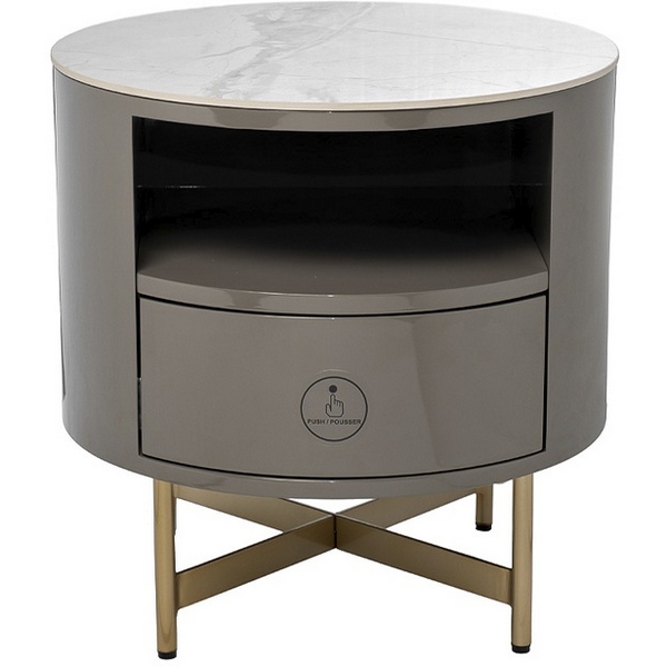 

40AD-00055 Тумбочка 45*45*46.5см Garda Decor, Серый, 40AD-00055