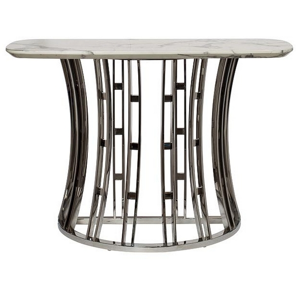 

Консольный стол Garda Decor 45EX-CN122 (Хром/Серый мрамор), 45EX-CN122