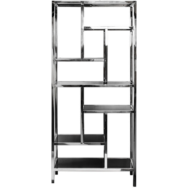 

Стеллаж Garda Decor 46AS-SH1076-SILVER (Хром/Черный), 46AS-SH1076-SILVER
