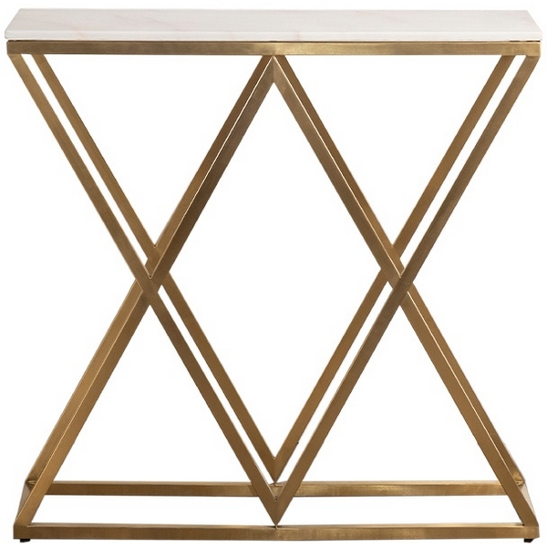 

Консольный стол Garda Decor 47ED-CST026/80GOLD (Золото/Белый), 47ED-CST026/80GOLD