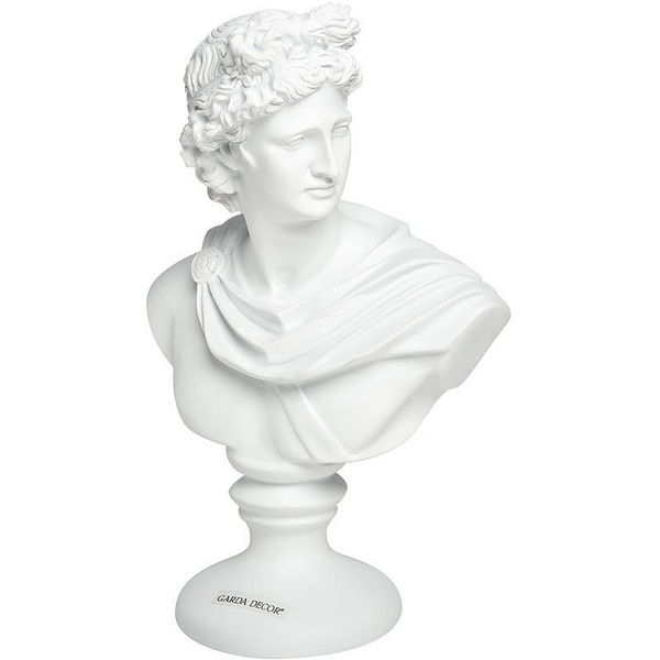 

Статуэтка "Античный бюст" белая 20х30 см Garda Decor 55RD3994, 55RD3994