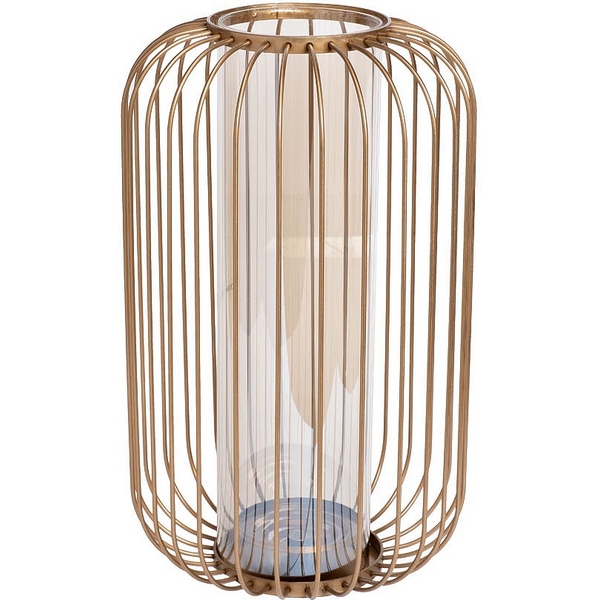 

Ваза-подсвечник декоративная металл/стекло d21х35 см Garda Decor 55RV2946L, 55RV2946L