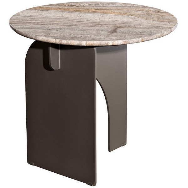 Изображение товара Стол журнальный Арка (Arco) травертин d55*50см круглый Garda Decor 57EL-10983 Изображение товара Стол журнальный Арка (Arco) травертин d55*50см круглый Garda Decor 57EL-10983