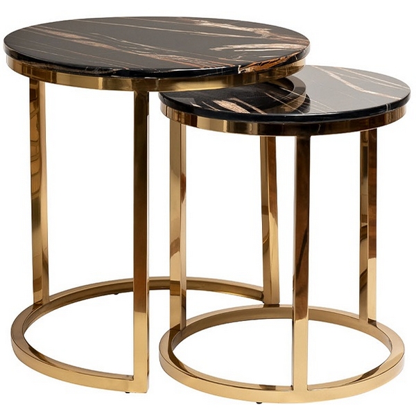 

Журнальный стол Garda Decor 57EL-ET101B-BL (Золото/Черный), 57EL-ET101B-BL