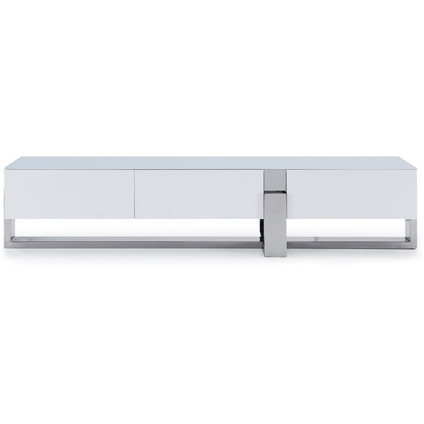 

Тумба под телевизор Garda Decor 58DB-17071 (Хром/Белый), 58DB-17071