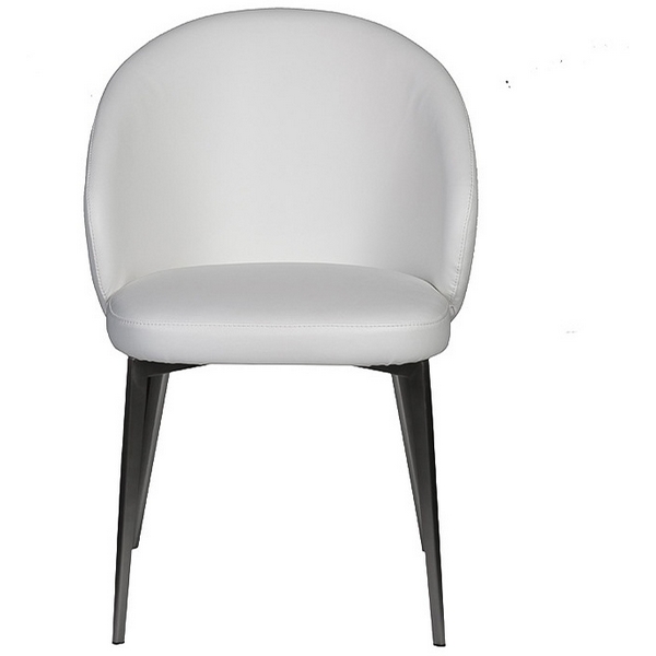 

Обеденный стул Garda Decor 58DB-19015STUL-BEL (Черный/Белый), 58DB-19015STUL-BEL