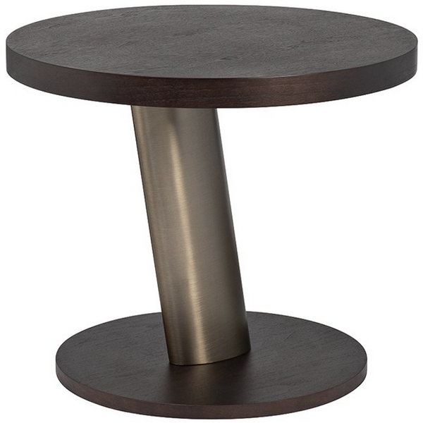 

58DB-19372 Стол журнальн.Kong темный орех d70*60см Garda Decor, 58DB-19372