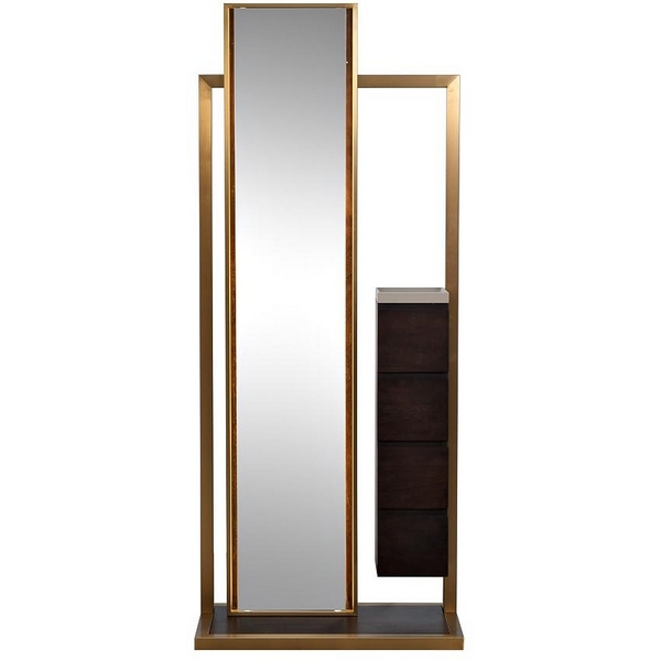 

Прихожая Garda Decor 58DB-MR18158 (Золото,Черный), 58DB-MR18158