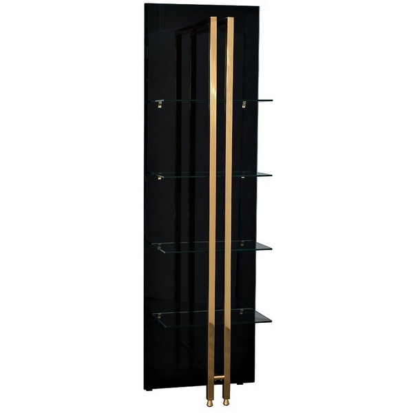

Стеллаж Garda Decor 58DB-SH17071B (Черный,Золотой,Прозрачный), 58DB-SH17071B