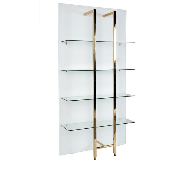 

Стеллаж Garda Decor 58DB-SH17071CS (Белый,Золотой,Прозрачный), 58DB-SH17071CS
