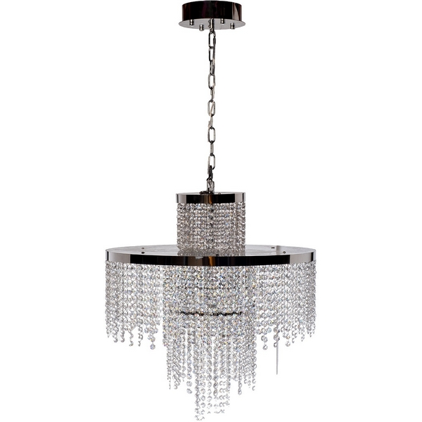 Изображение товара Подвесная люстра Garda Decor Cascada 62GDM-80230 современный светильник с LED плафоном