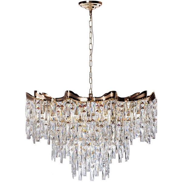 Изображение товара Современная подвесная люстра Garda Decor 62GDM-90598 с регулируемой высотой