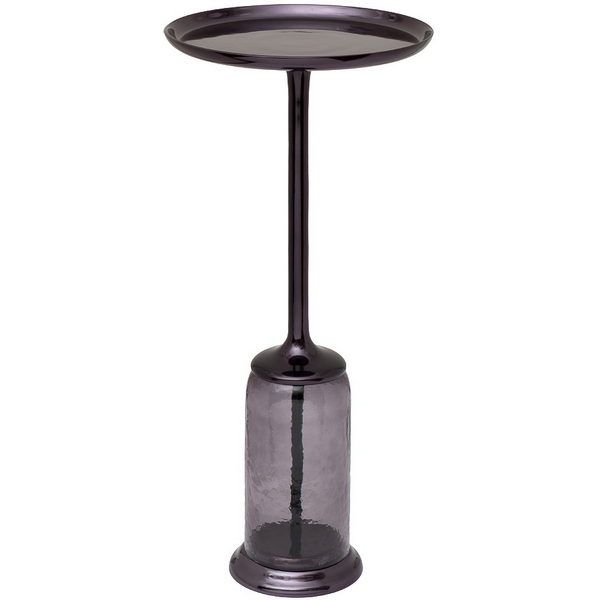 

Стол журнальный "Luster Black" d29,5*h66см Garda Decor арт.69-22448, 69-22448