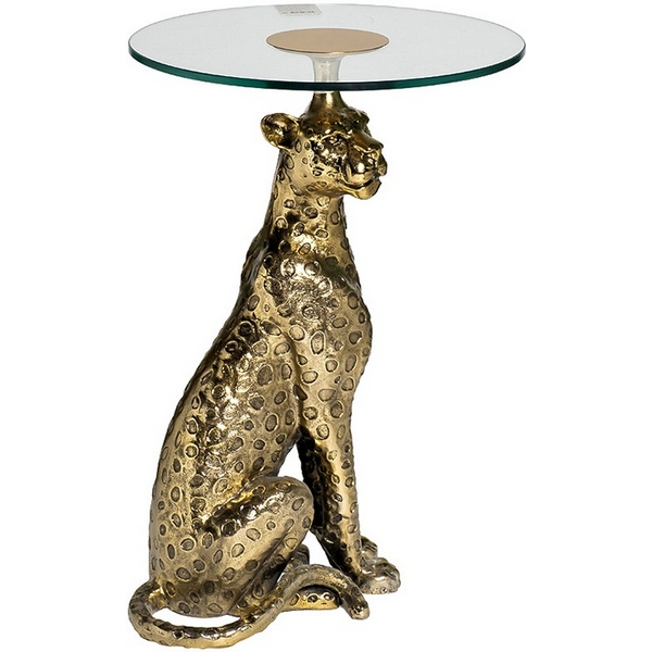 

Стол журнальный "Ягуар" d.45*68cм Garda Decor арт.69-721328, 69-721328