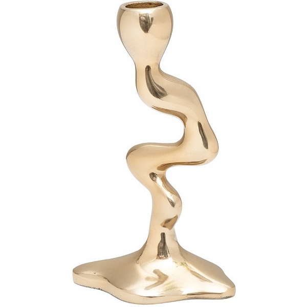 

Подсвечник декоративный "Flow" металл цвет золото 12,5х12,5х18 см Garda Decor 69-22677, Flow 69-22677