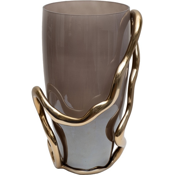 

Ваза декор.стеклянная "Flow" 24х19,5х36 см Garda Decor 69-22680, Flow 69-22680