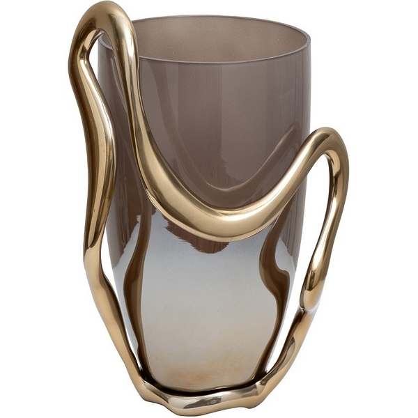 

Ваза декор.стеклянная "Flow" 18х17,5х31 см Garda Decor 69-22681, Flow 69-22681