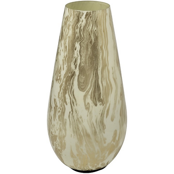 

Ваза стеклянная золотисто-бежевая d14х31 см Garda Decor 71PN-51820, 71PN-51820