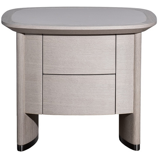 Тумбочка с 2 ящиками столешница отделка ПУ 62*48*52см Garda Decor 77IP-18221