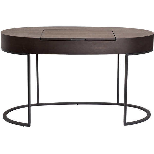 

Журнальный стол Garda Decor 77IP-D20730 (Черный/Темно-коричневый), 77IP-D20730