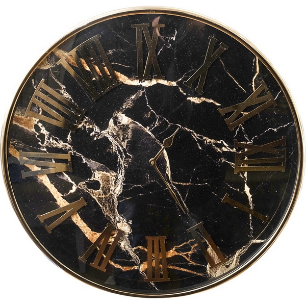 

Часы настенные цвет чёрный/золото d51 см Garda Decor 79MAL-5838-51BL, 79MAL-5838-51BL