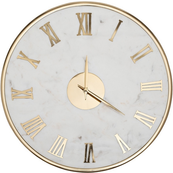 

Часы настенные белый мрамор/золото d40 см Garda Decor 79MAL-5904-40, 79MAL-5904-40