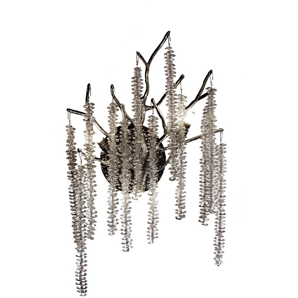 Изображение товара Бра Garda Decor 86-70613 с LED лампами и стеклянным плафоном в стиле Арт-Деко