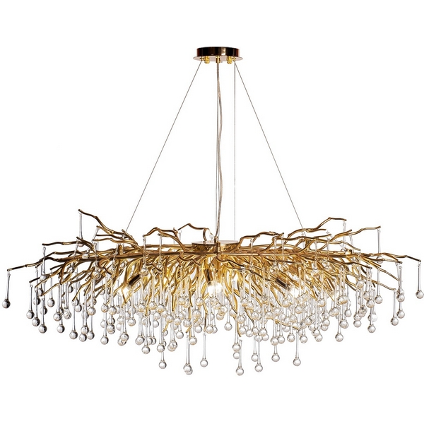 Изображение товара Подвесная люстра Garda Decor 8015 Капли Арт-Деко 13 LED G9