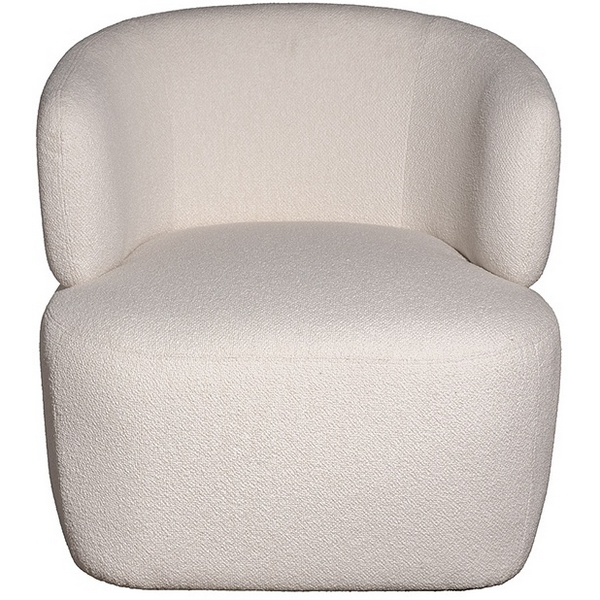 Изображение товара Кресло Tirolo белое букле от Garda Decor 73*79*76 см