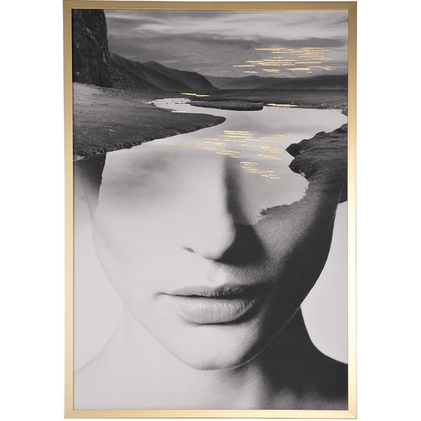 

Холст "Mystique-3" 100х70 см, золотая поталь. Garda Decor 89VOR-MYSTIQUE3, 89VOR-MYSTIQUE3