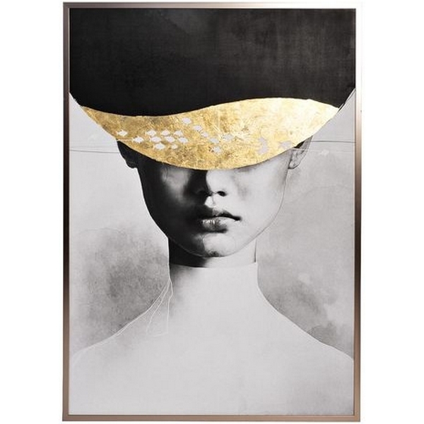 

Холст "Затмение-1" 100х70 см, багет (латунь),поталь Garda Decor 89VOR-ZATMENIE-1, 89VOR-ZATMENIE-1