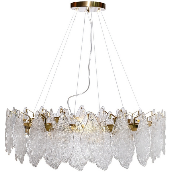 Изображение товара Подвесная люстра Garda Decor 92EL-24019 стиль модерн регул высоты золото стекло