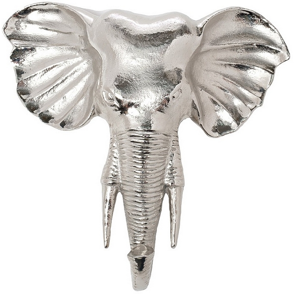 Изображение товара Крючок настенный Слон хром Garda Decor 25x25x7,6 см