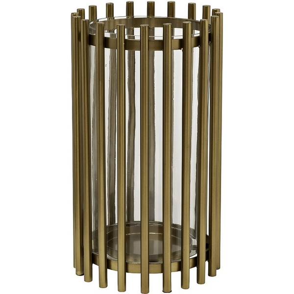 

Подсвечник металлический цвет золото d16х30 см Garda Decor 95IM-1613L, 95IM-1613L